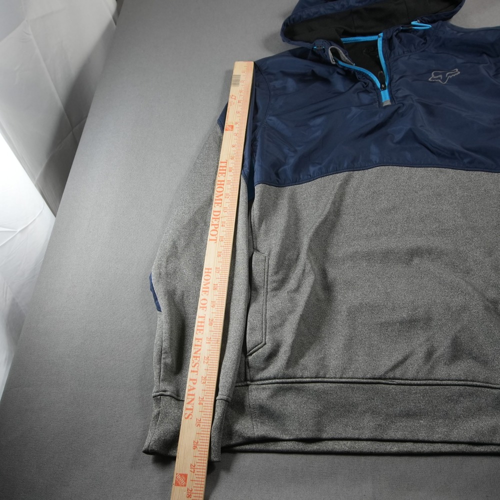 Fox Active Racing Active 1/4 Zip Hooded Everyday Men Jacket MTB Gym Racing M - Picture 8 of 16